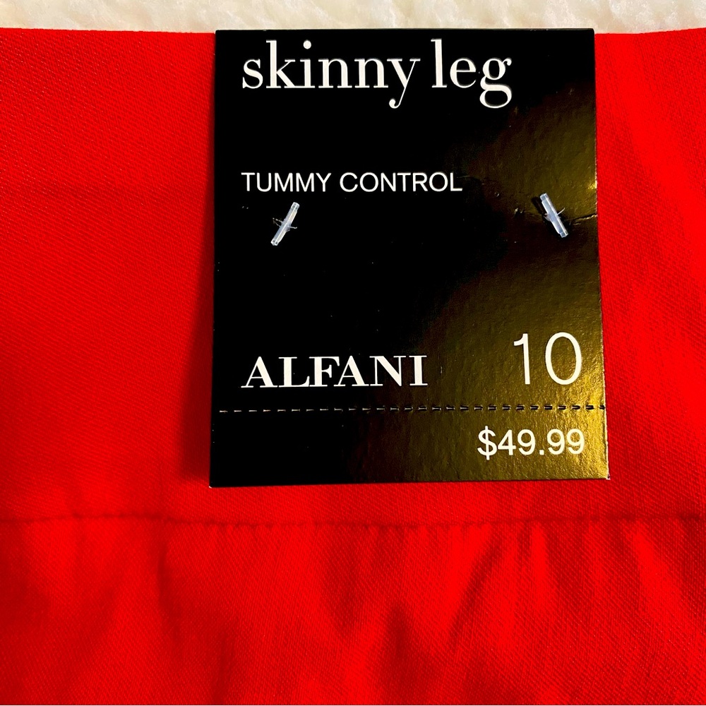 Alfani Tummy Control Skinny Leg Pants Size 10